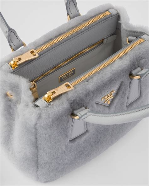 shearling mini bag prada|Prada Galleria Shearling Mini.